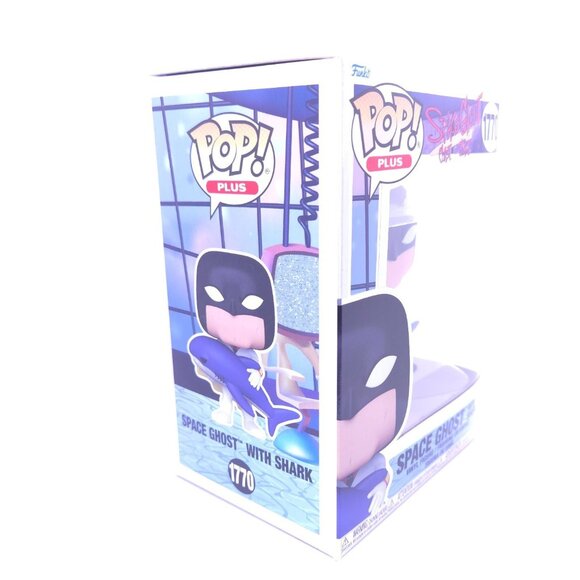 Funko POP! Space Ghost Coast to Coast 1770 Space Ghost with Shark Plus Figure - Picture 5 of 12